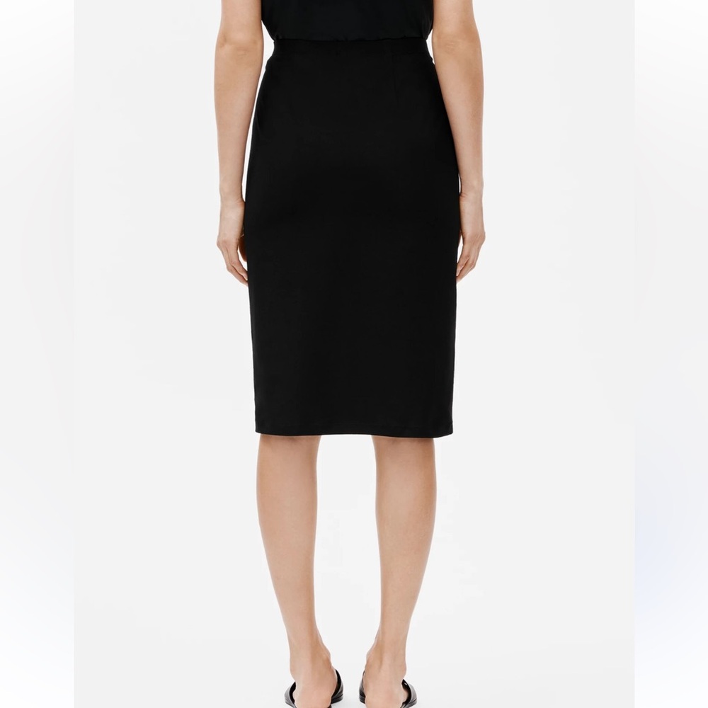 Eileen Fisher Classic Black Pencil Skirt Size S